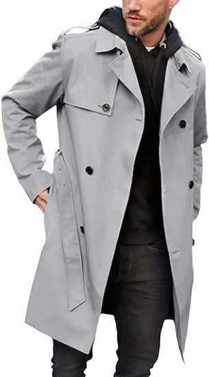 Men's Trench Coat with Classic Style Lune London