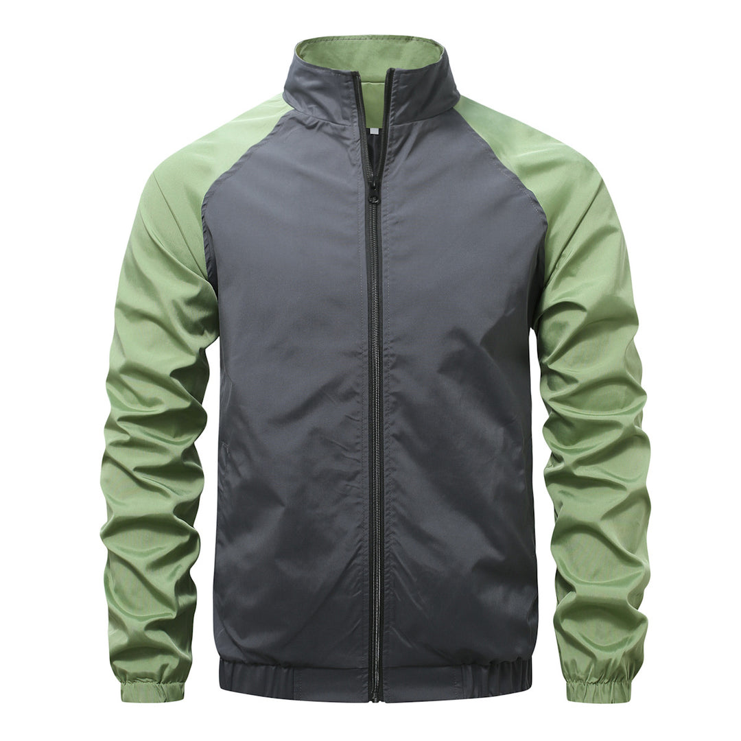 Lightweight functional jacket for men with protective high collar Lune London