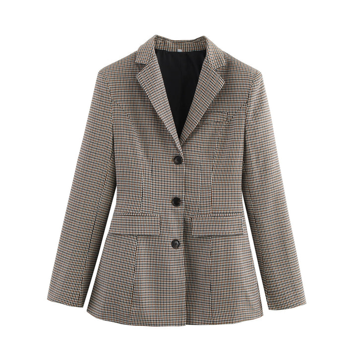 Ladies checkered blazer Lune London