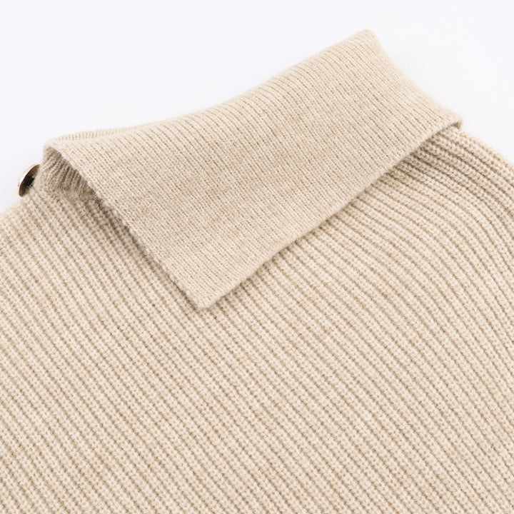 Pull en tricot pour femmes avec un mélange de laine fin et une élégante finition en fourrure Lune London