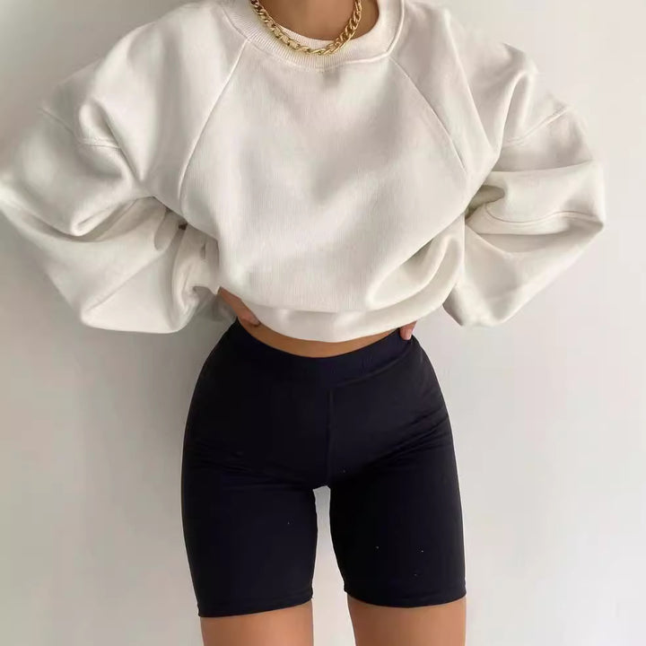 Oversized sweatshirt for women with puff sleeves Lune London