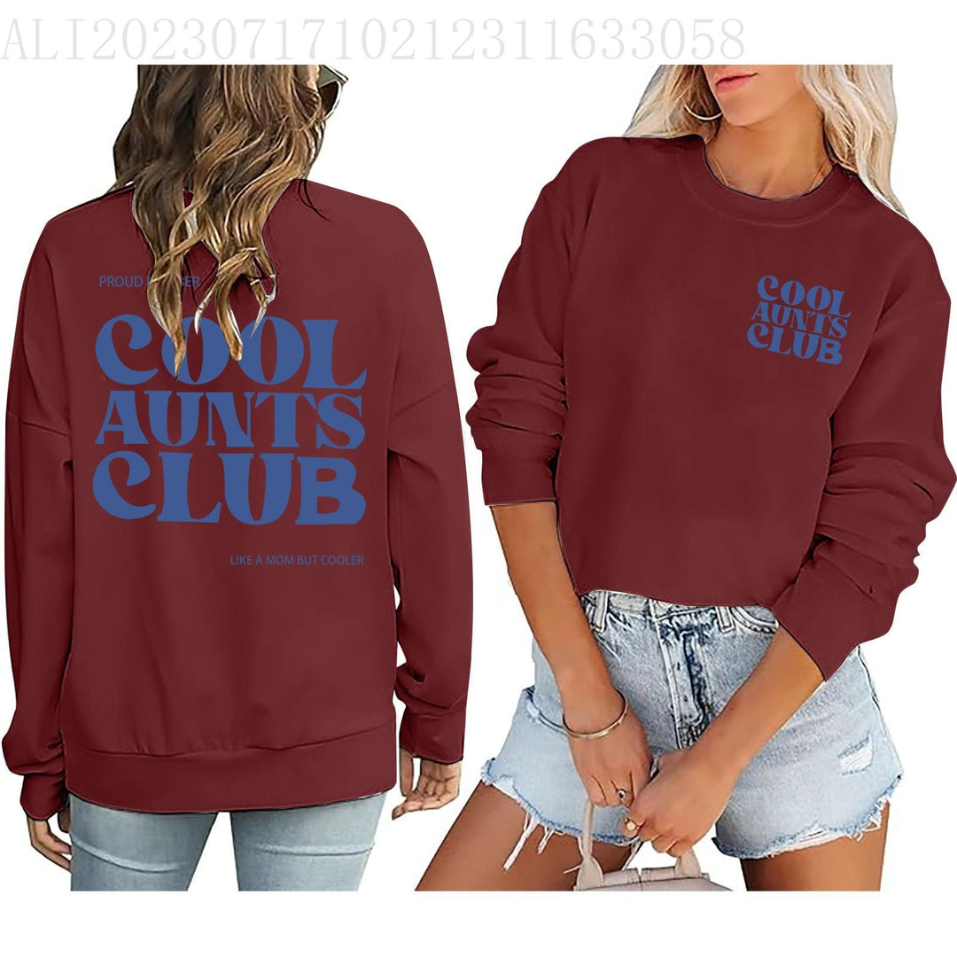 Sweatshirt pour femme avec motif de club cool Chic & Stil