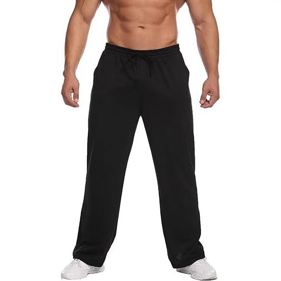 Comfortable sports pants for men with elastic waist and side pockets Lune London