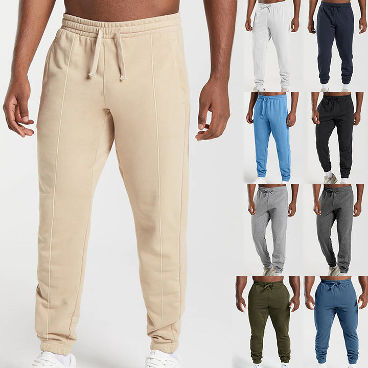 Men's sporty leisure pants with elastic waist and side pockets Lune London
