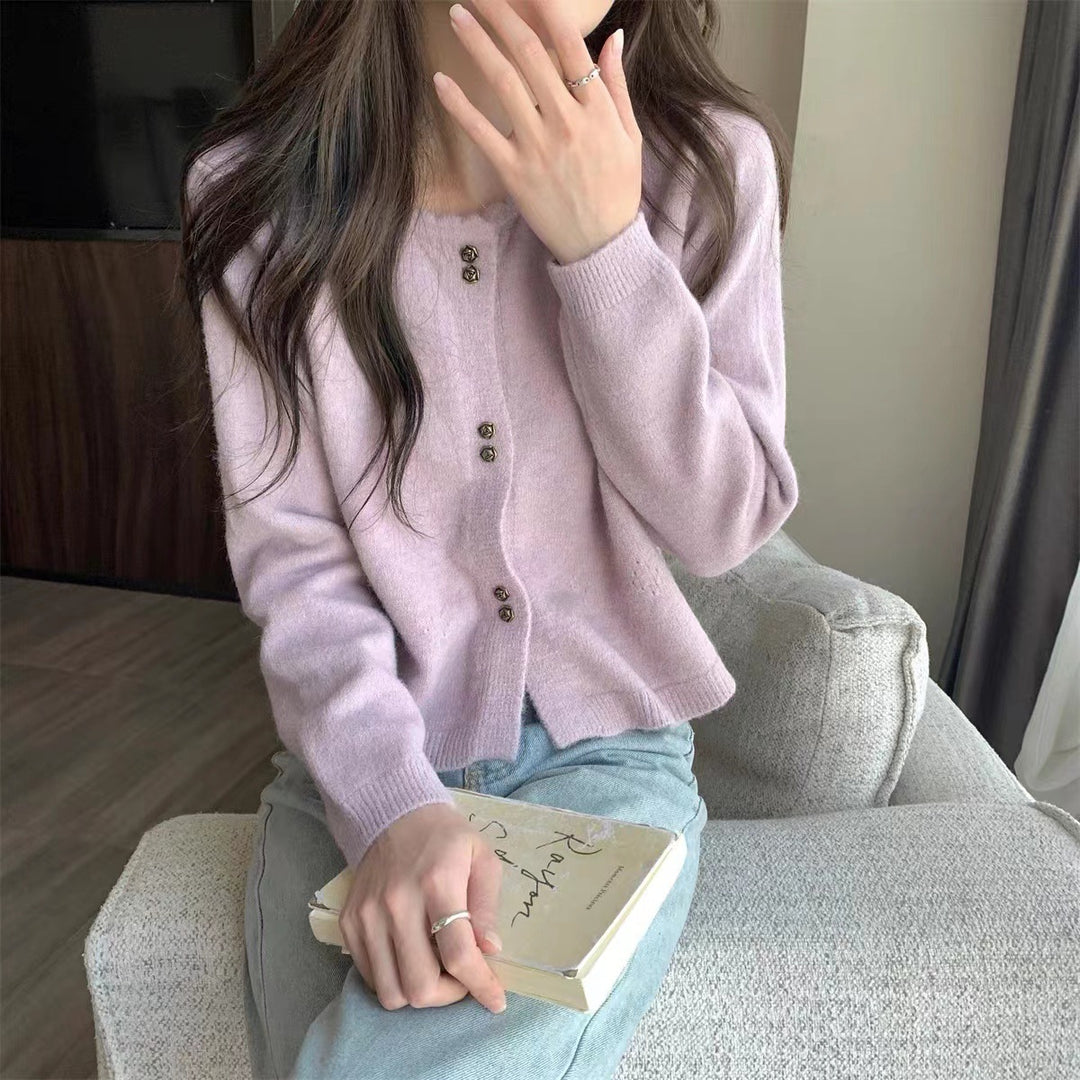 Women Élégant Cardigan avec Détails de Bouton Chic & Stil