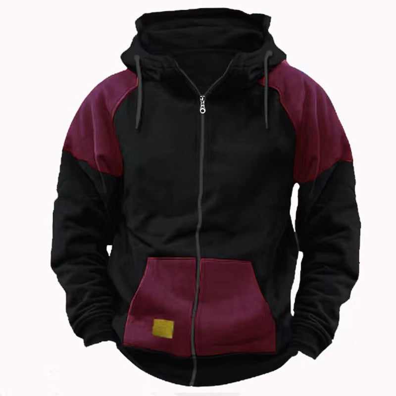 Sporty hooded jacket for men with fashionable contrasting details Lune London