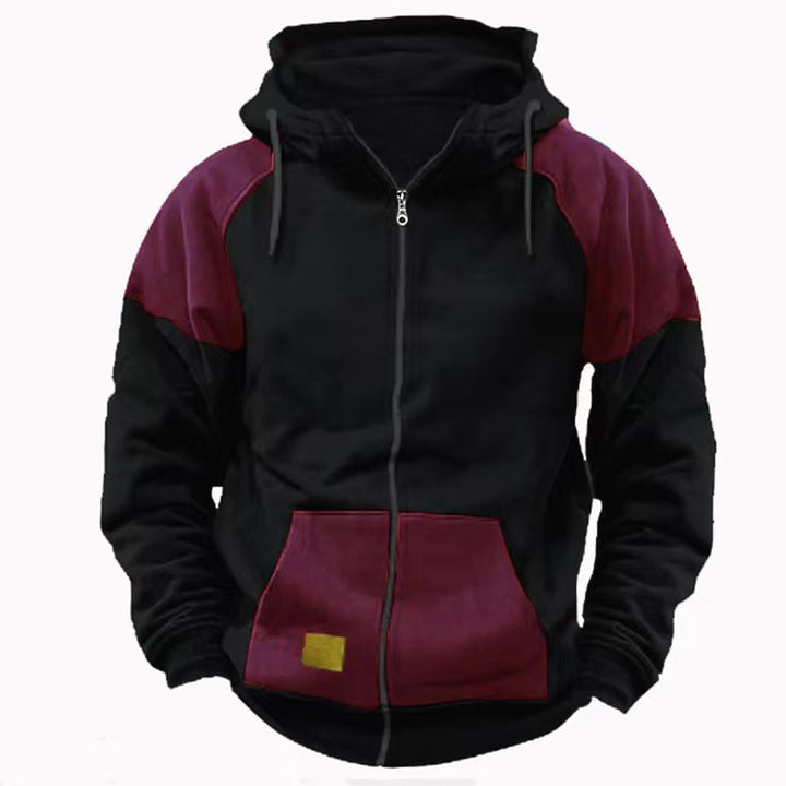 Sporty hooded jacket for men with fashionable contrasting details Lune London