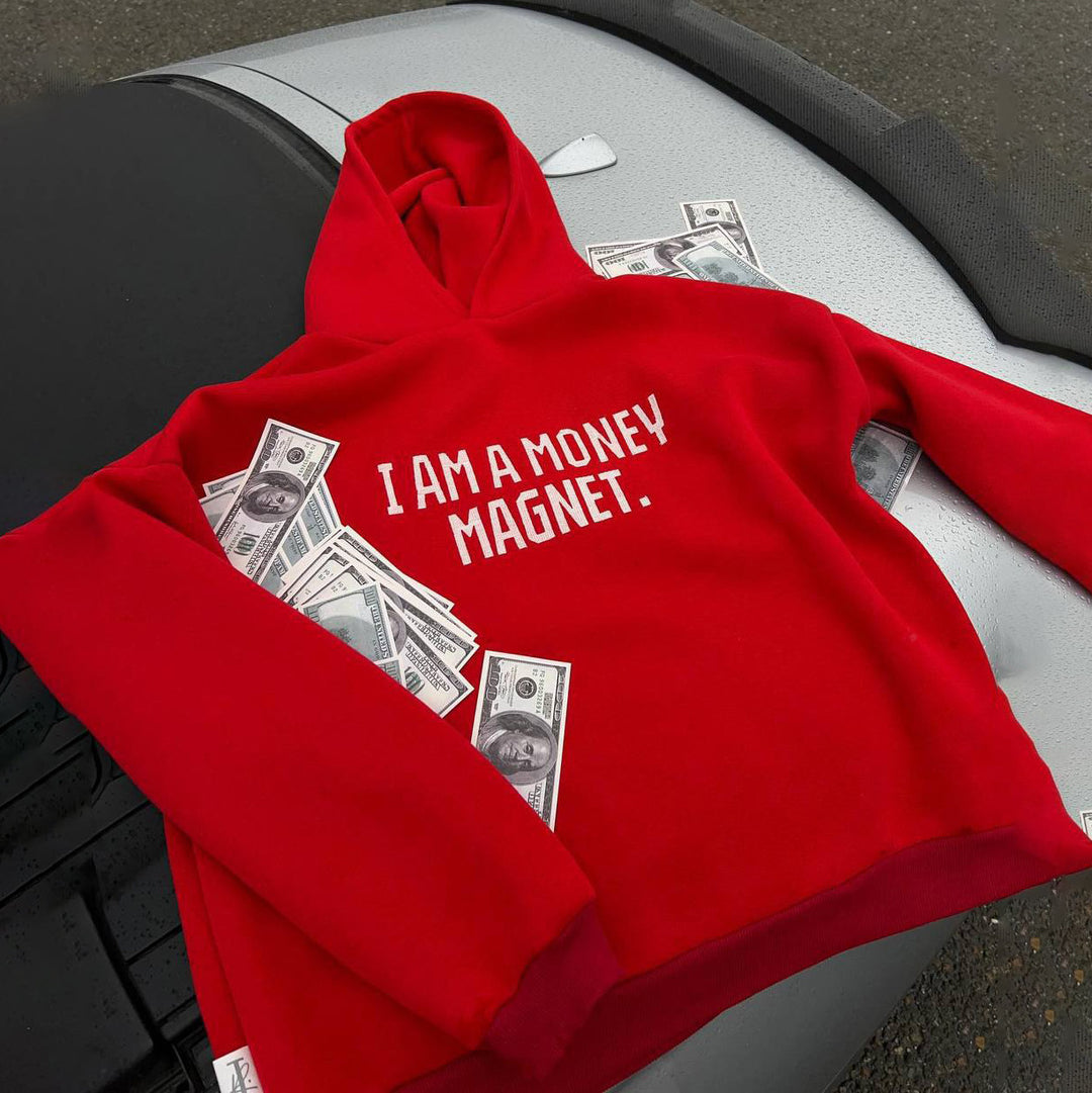 Hooded sweatshirt for women with striking inscription and casual fit Lune London