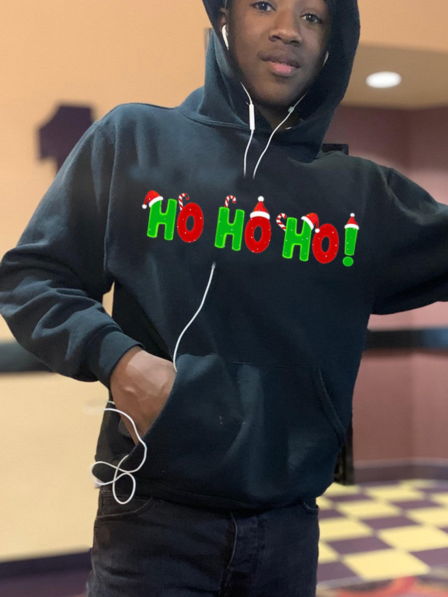 Men's Hoodie with festive inscription Lune London