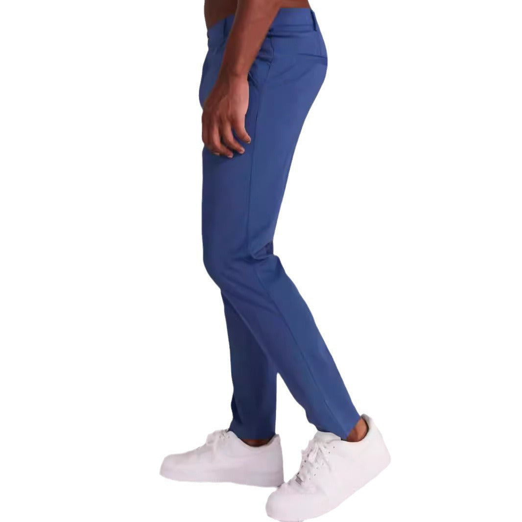 Lune London elastic slim fit chinos for men