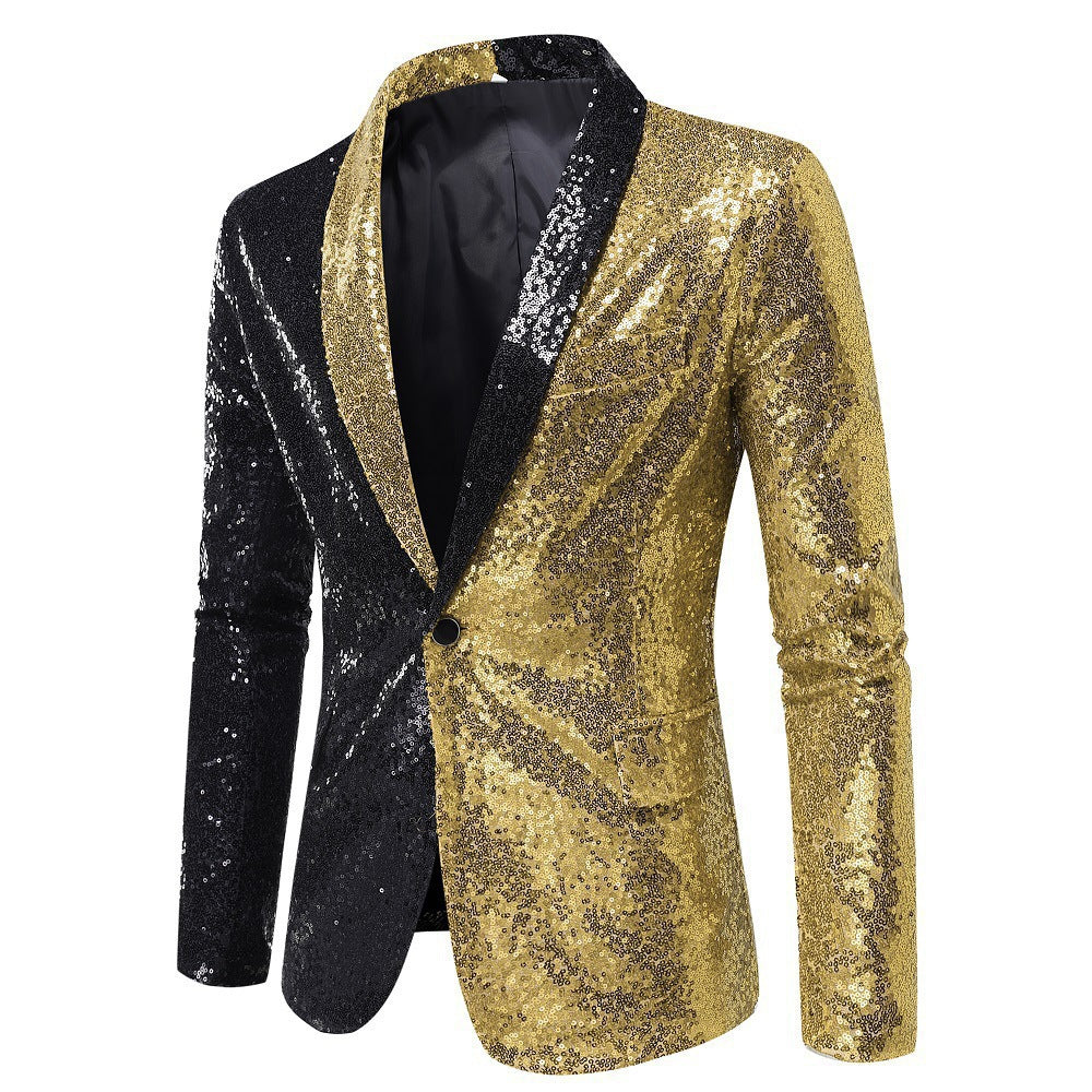Shimmering jacket for men with modern cut and sparkling accents Lune London