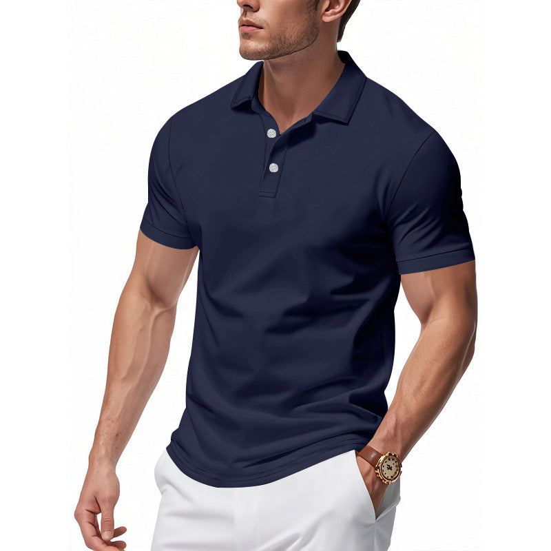 Men's high-quality short sleeve polo with moisture-wicking technology Lune London