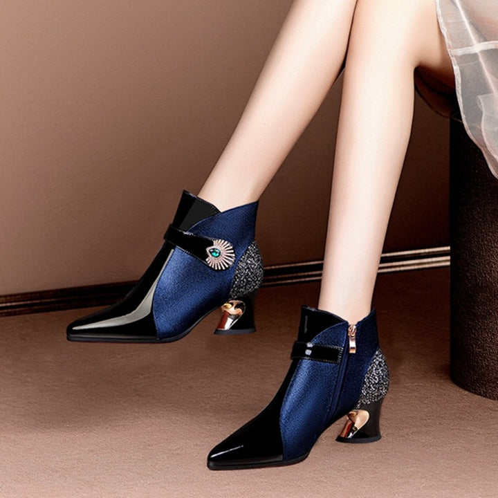 Fashionable women's boots with a sparkling accent Lune London