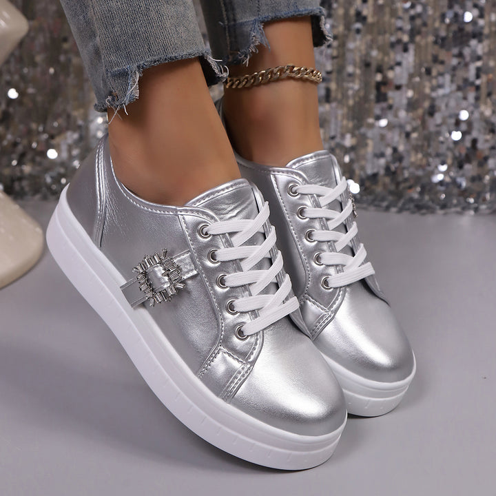 Ladies Fashion Platform Sneakers Lune London