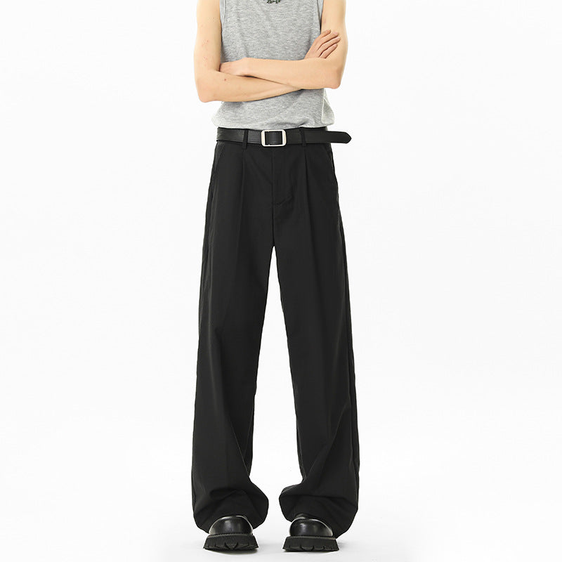 High-waisted wide-leg pants for women with side zipper and trendy cut Lune London