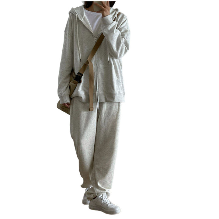 Women's Urban Lounge Set with Hoodie and Wide Jogging Pants Chic & Stil