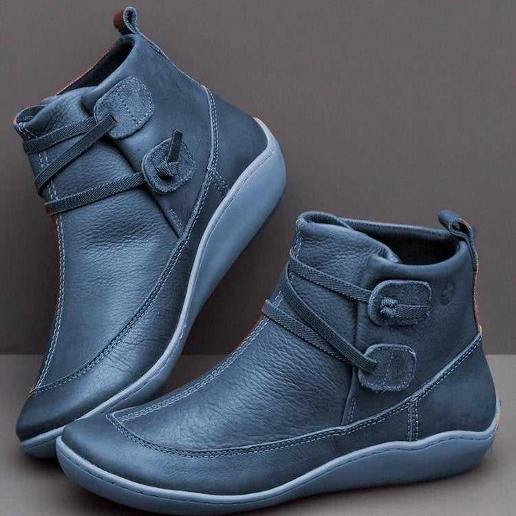 Ladies Fashionable Booties Made Of High-Quality Leather with Adjustable Closure System and Non-Slip Sole Chic Und Stil