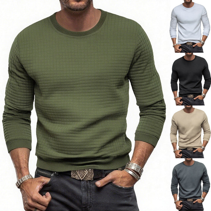 Men's sweatshirt with textured surface material Lune London