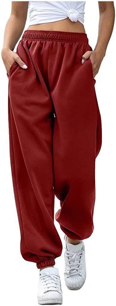 Casual pants for women with elastic waist and deep pockets Lune London