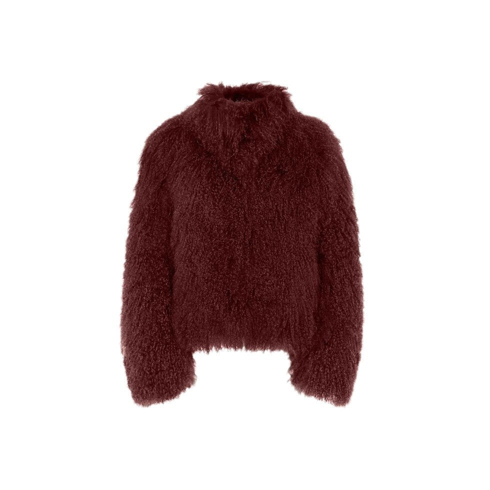 Ladies Plush Cardigan with Voluminous Sleeves Lune London
