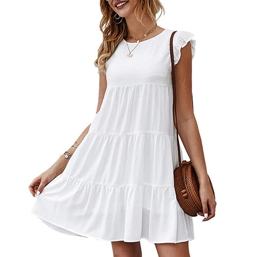 Casual dress for women with ruffle detail and elegant cut Lune London