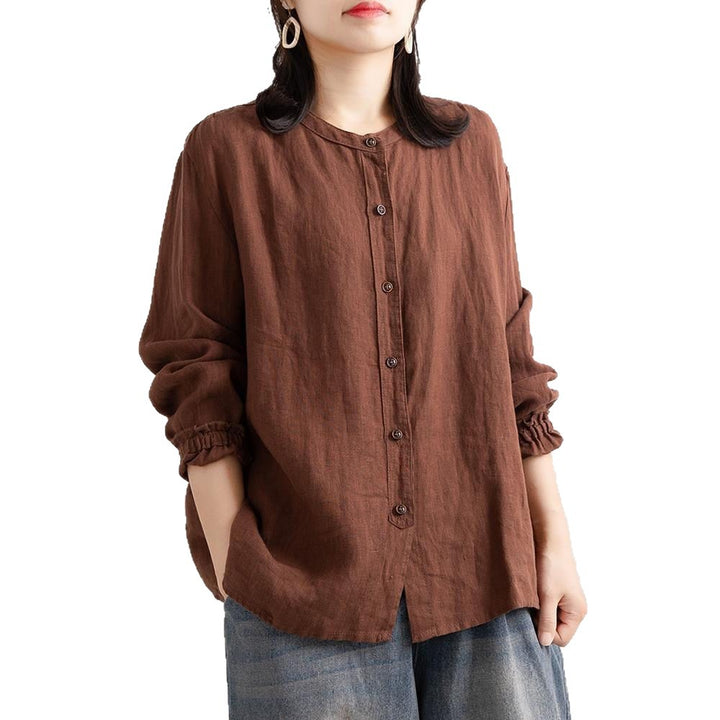 Blouse ample pour femme avec détails en bouton Chic & Stil