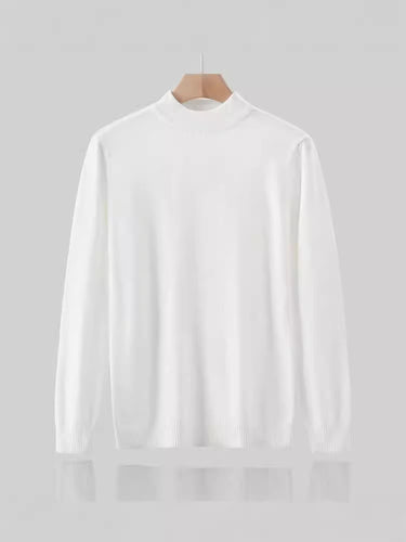 High quality cotton turtleneck sweater for men Lune London