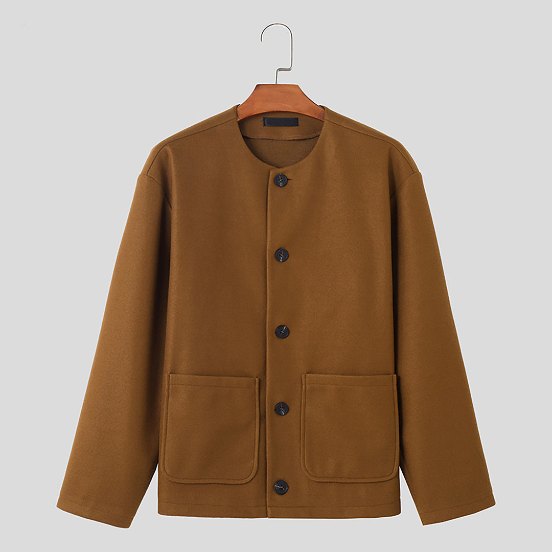 Women's transition jacket with practical pockets and button closure Lune London