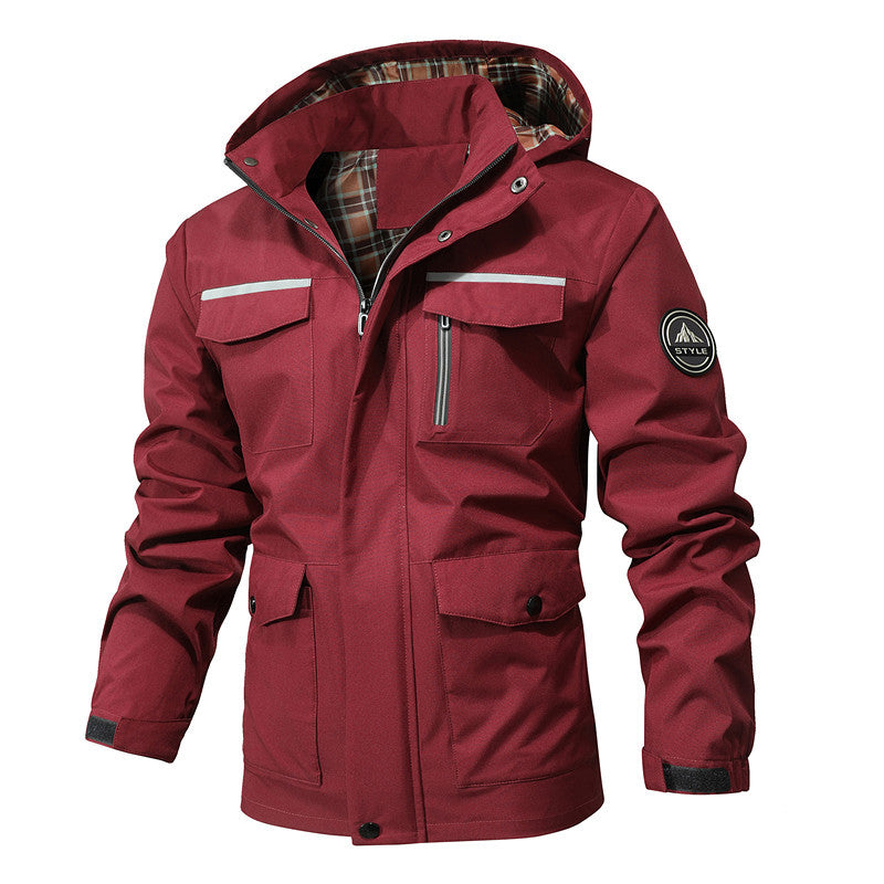 Water-repellent functional jacket for men Lune London