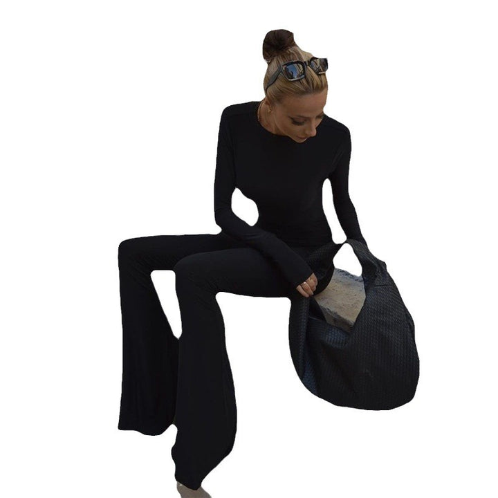 Flared pants for women Backless jumpsuit Lune London