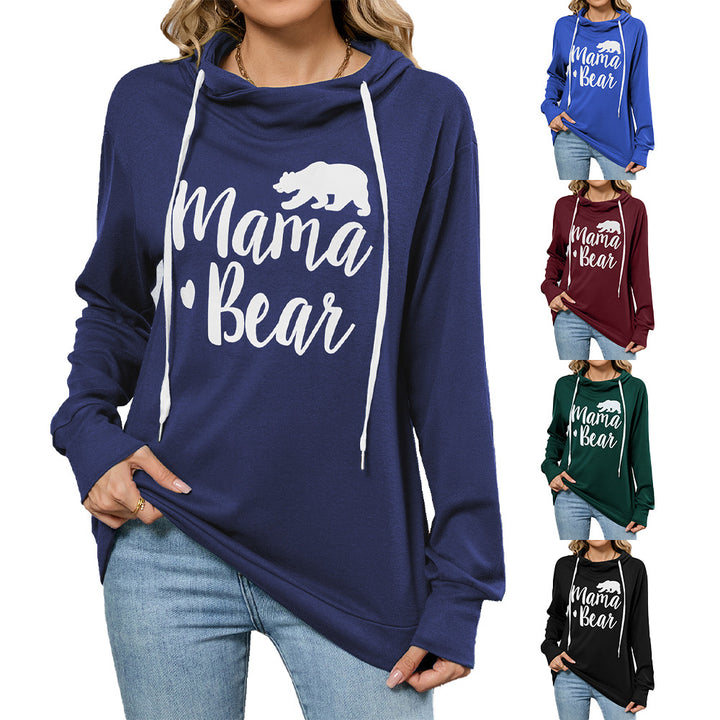 Casual hoodie for women with Lune London stamped design