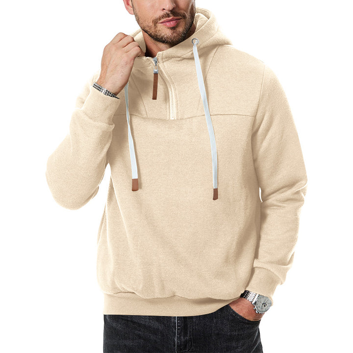 Men's Hoodie Sport with Innovative Zipper Design Lune London