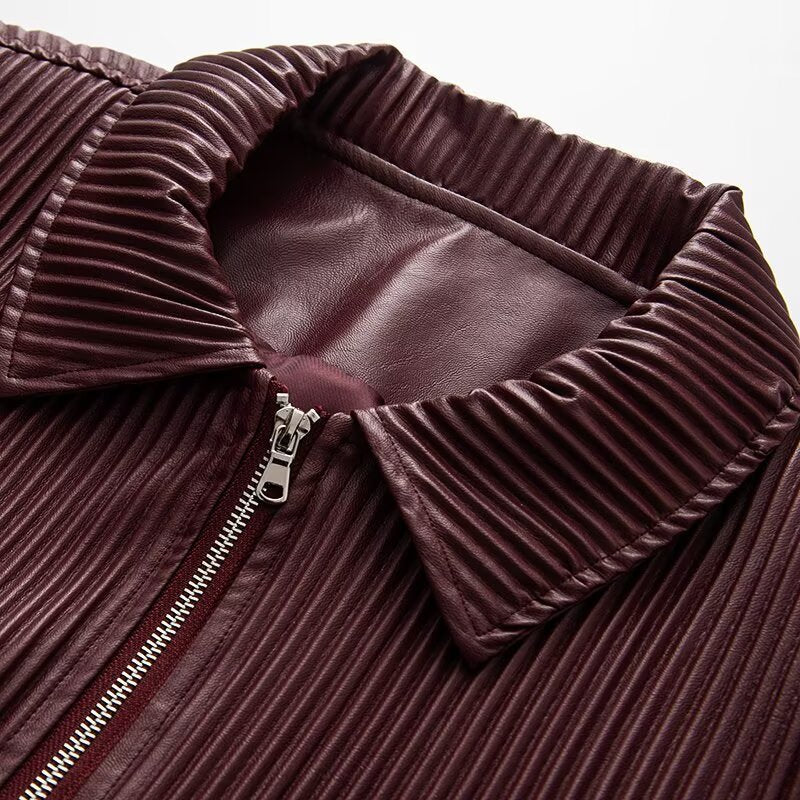 Ladies quilted transition jacket with ribbed structure and practical zippered pockets Lune London