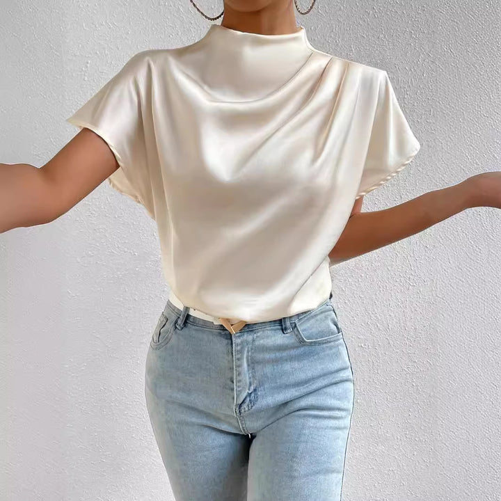 Ladies Satin Blouse Modique Lune London