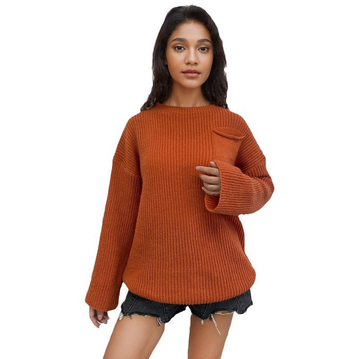 Chunky knit sweater for women with a ribbed texture and a casual Lune London design