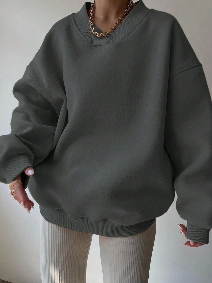 Ladies Oversized Sweatshirt Lune London