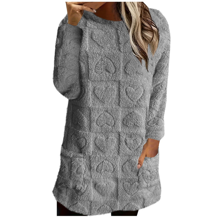 Ladies Cozy Tunic with Heart Pattern Lune London