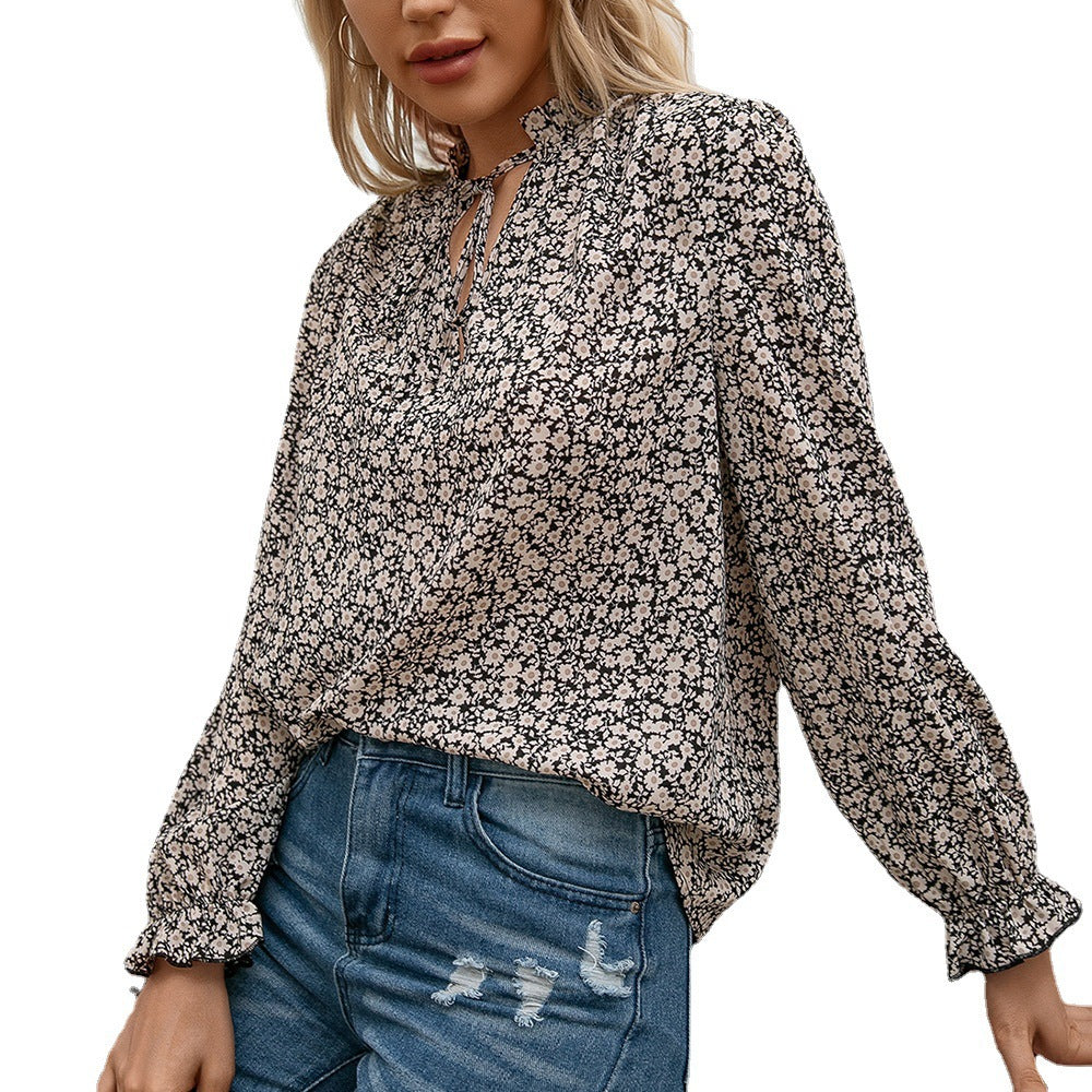 Lune London floral patterned blouse for women