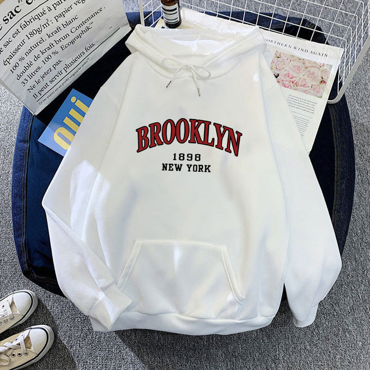 Women's hoodie with urban Brooklyn design Chic & Stil