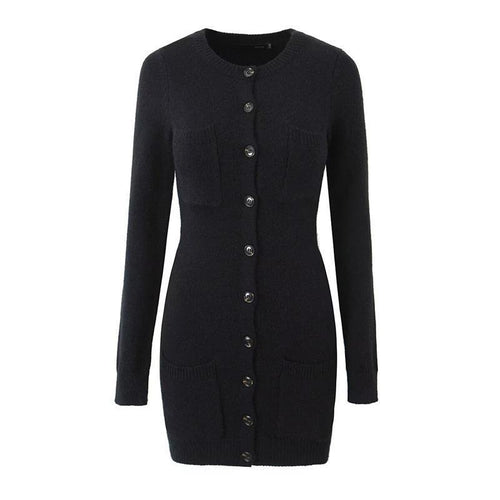 Knit jacket for women with pockets and buttons Lune London