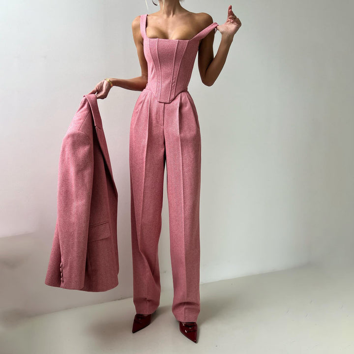 Ladies Elegant blazer combo and corset dress Lune London