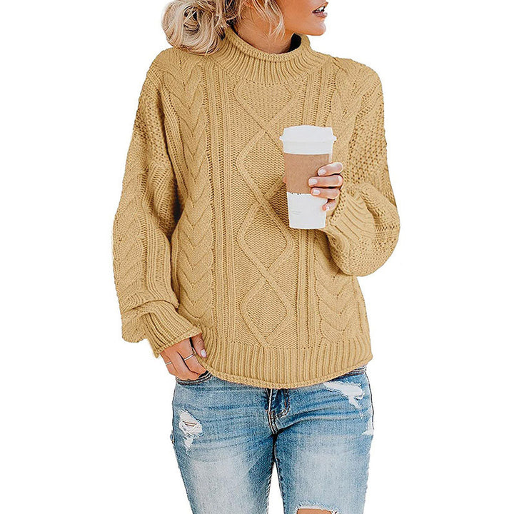 Thick Cable Knit Sweater for Women Lune London
