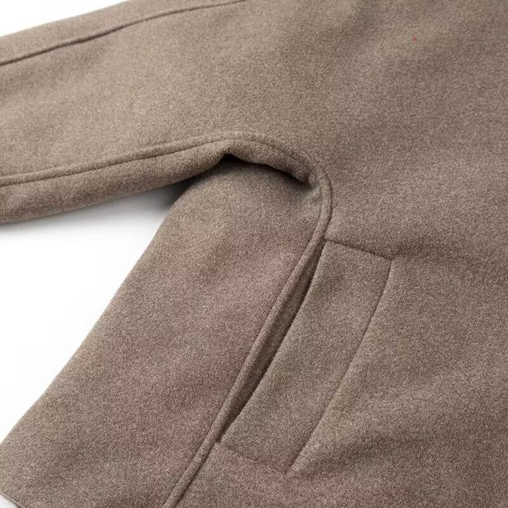 Ladies elegant oversized jacket with V-neck and high quality buttons Lune London