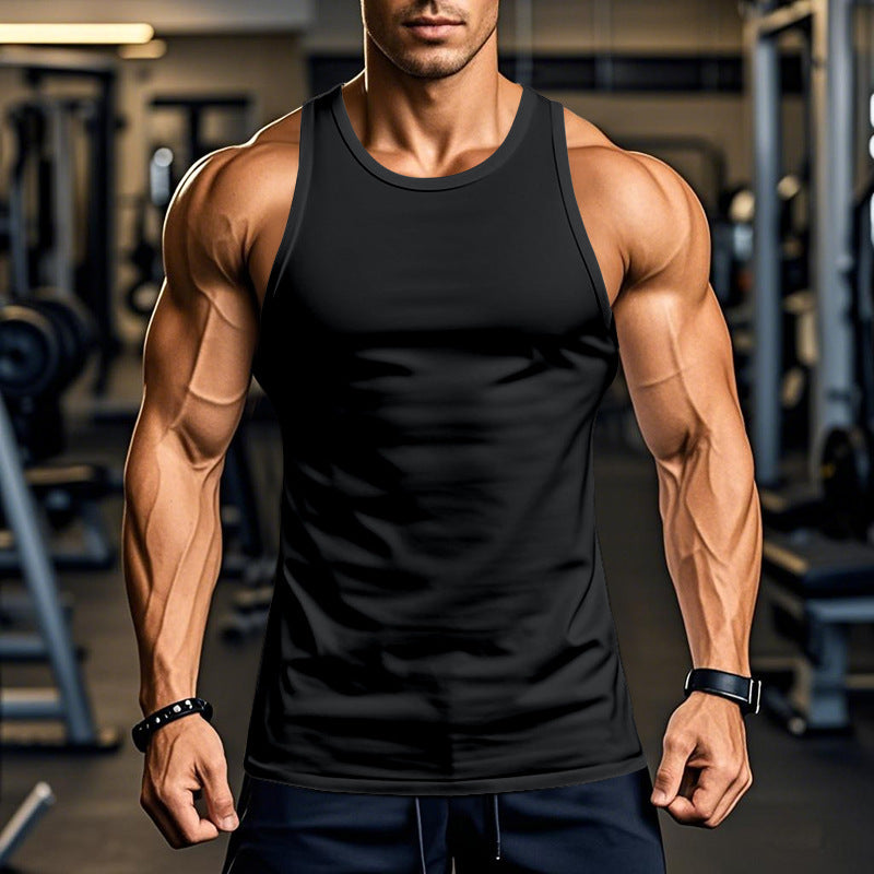 Men's training tank top in breathable functional material Lune London