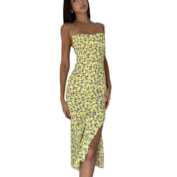 Maxi Dresses Split Flowers Lune London