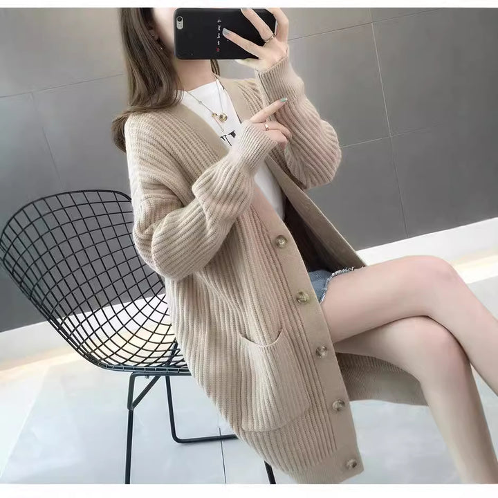 Cardigan femme avec poches et boutons Chic & Stil