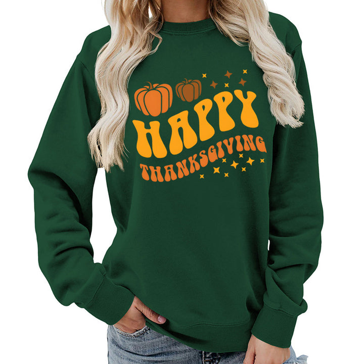 Pull pour les femmes avec motif de citrouille festive et coupe confortable Chic & Stil