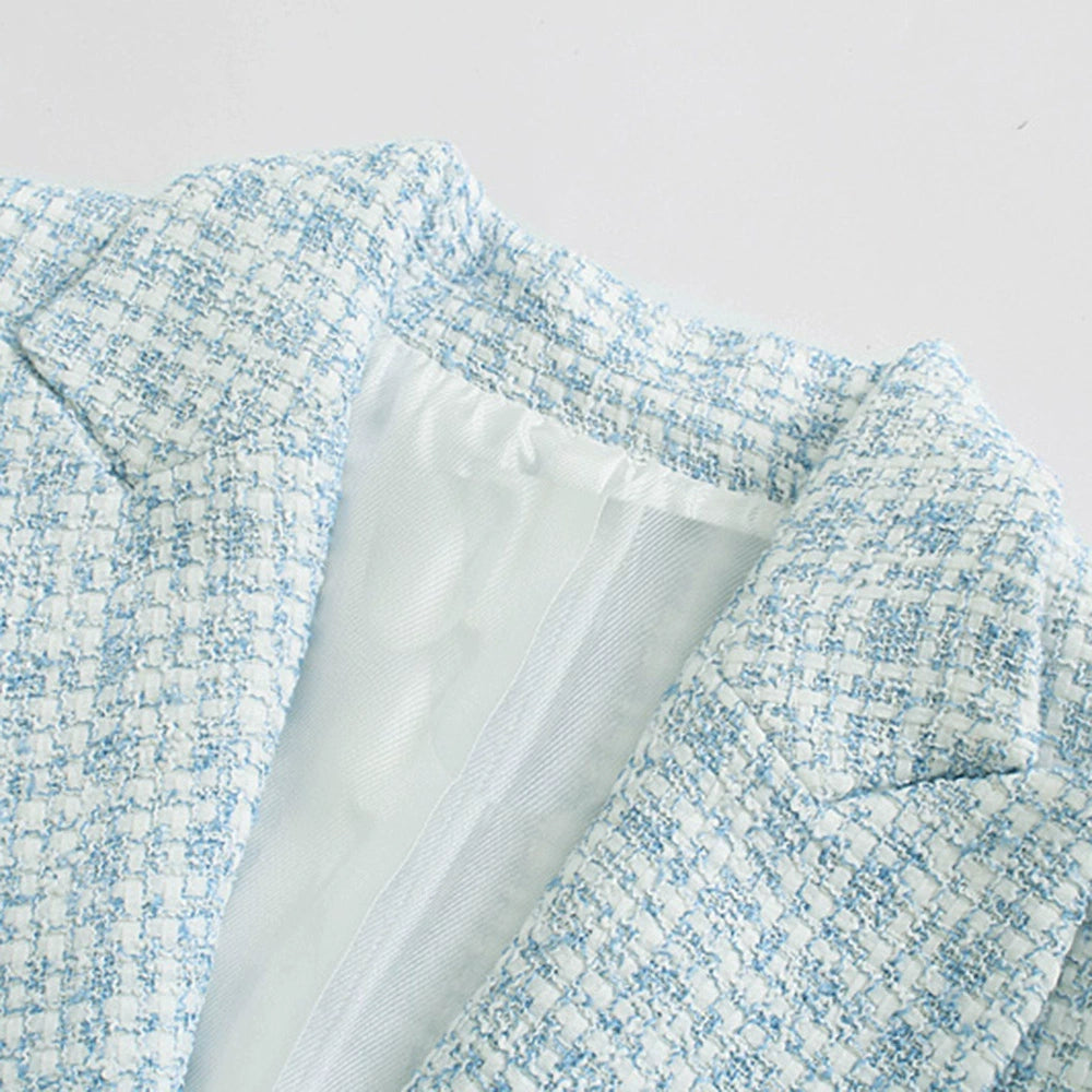 Lune London | Cut Women's Blazer In Light Blue