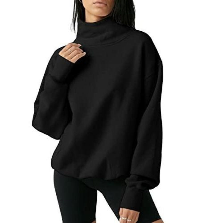 Dames Pull à col roulé oversize Chic & Stil