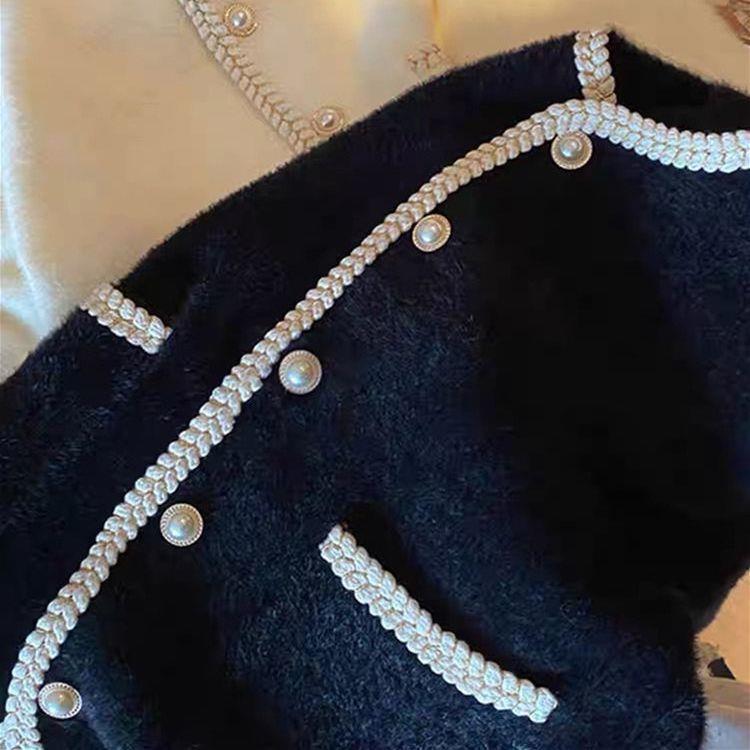 Cardigan Élégant pour Femmes avec Ornements en Perles Chic & Stil